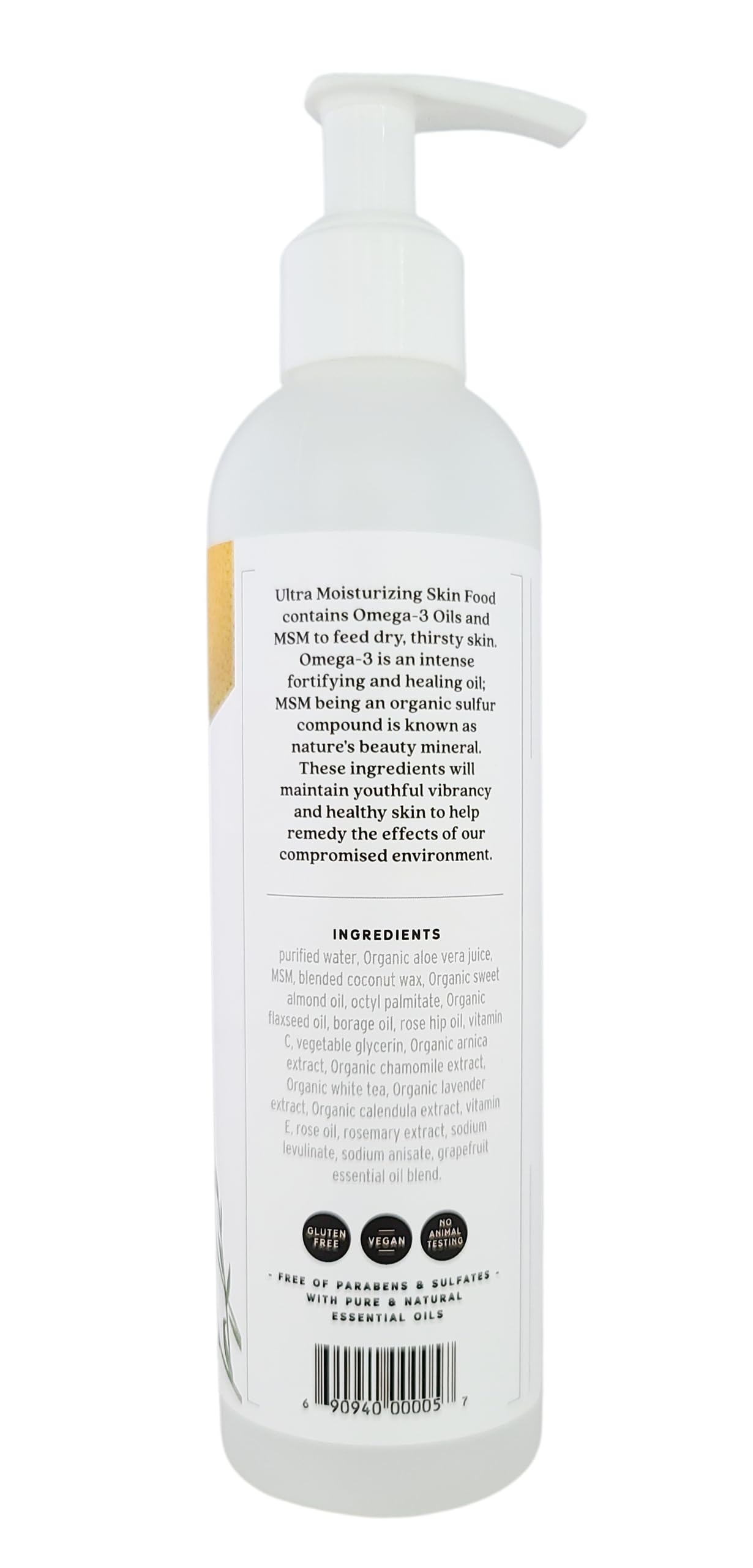 Griffin Remedy Omega-3 Body Lotion-Grapefruit Essential Oils and Organic MSM, Ultra Moisturizing, All Natural, Paraben Free, Sulfate Free 8 fl oz Beauty & Personal Care Griffin Remedy