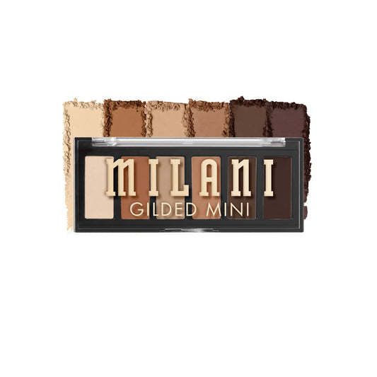 Milani Gilded Mini Eyeshadow Palette Matte Makeup - Whiskey Business