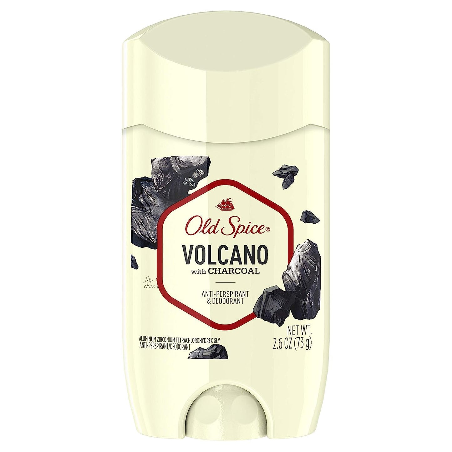 Old Spice Invisible Solid Antiperspirant Deodorant for Men Volcano with Charcoal Scent Inspired by Nature 2.6 oz Beauty and Personal Care Procter & Gamble