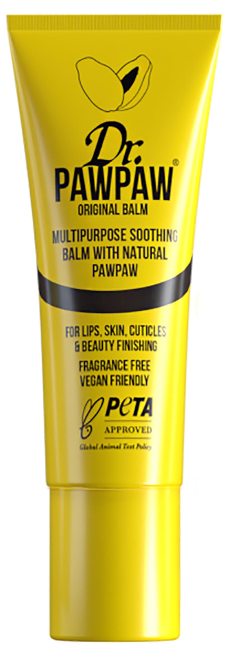 Dr. PawPaw Multipurpose Original Balm - Hydrating Lip Balm with Pawpaw, Aloe Vera and Olive Oil - Lip Moisturizer for Lips, Skin and Hair - 0.33 oz Beauty and Personal Care Dr. PAWPAW ORIGINAL BALM