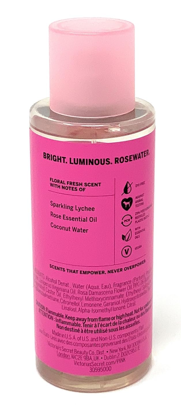 Victoria's Secret Pink Rosewater Body Mist 8.4 fl oz with Essential Oils Beauty & Personal Care Victoria's Secret