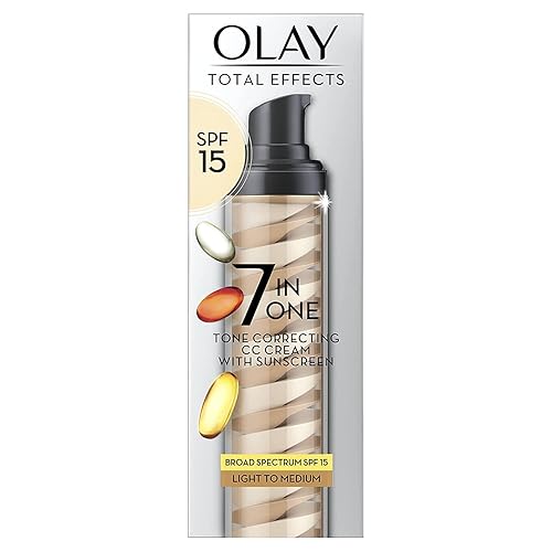 Total Effects 7-in-1 Tone Correcting Facial Moisturizer by Olay, 1.7 oz | Light to Medium Beauty & Personal Care Olay
