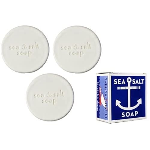 Swedish Dream Sea Salt Soap Pack of 3 Beauty & Personal Care Kala
