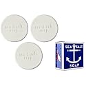 Swedish Dream Sea Salt Soap Pack of 3 Beauty & Personal Care Kala