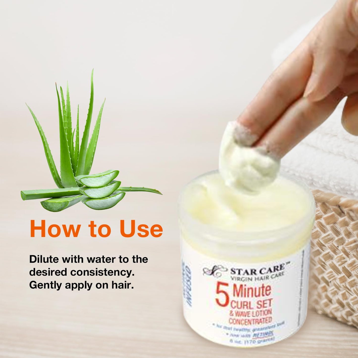 STAR CARE 5 Minute Curl Set & Wave Lotion concentrated with Retinol, Adds Sheen, Repairs & Moisturizes, Ideal for Hairpieces, Braids & Perms 6oz/170g Beauty & Personal Care STAR CARE