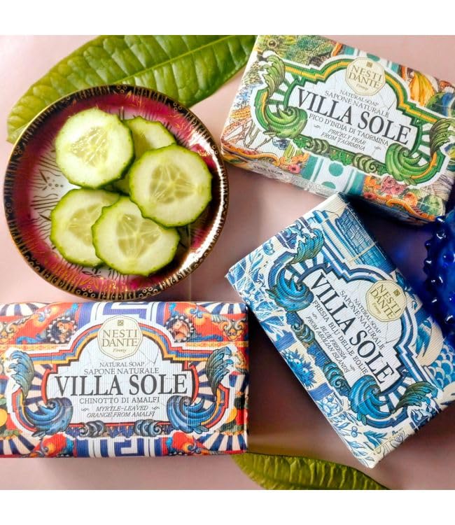 Nesti Dante Villa Sole Blue Freesia Soap 250 gr Beauty & Personal Care Nesti Dante