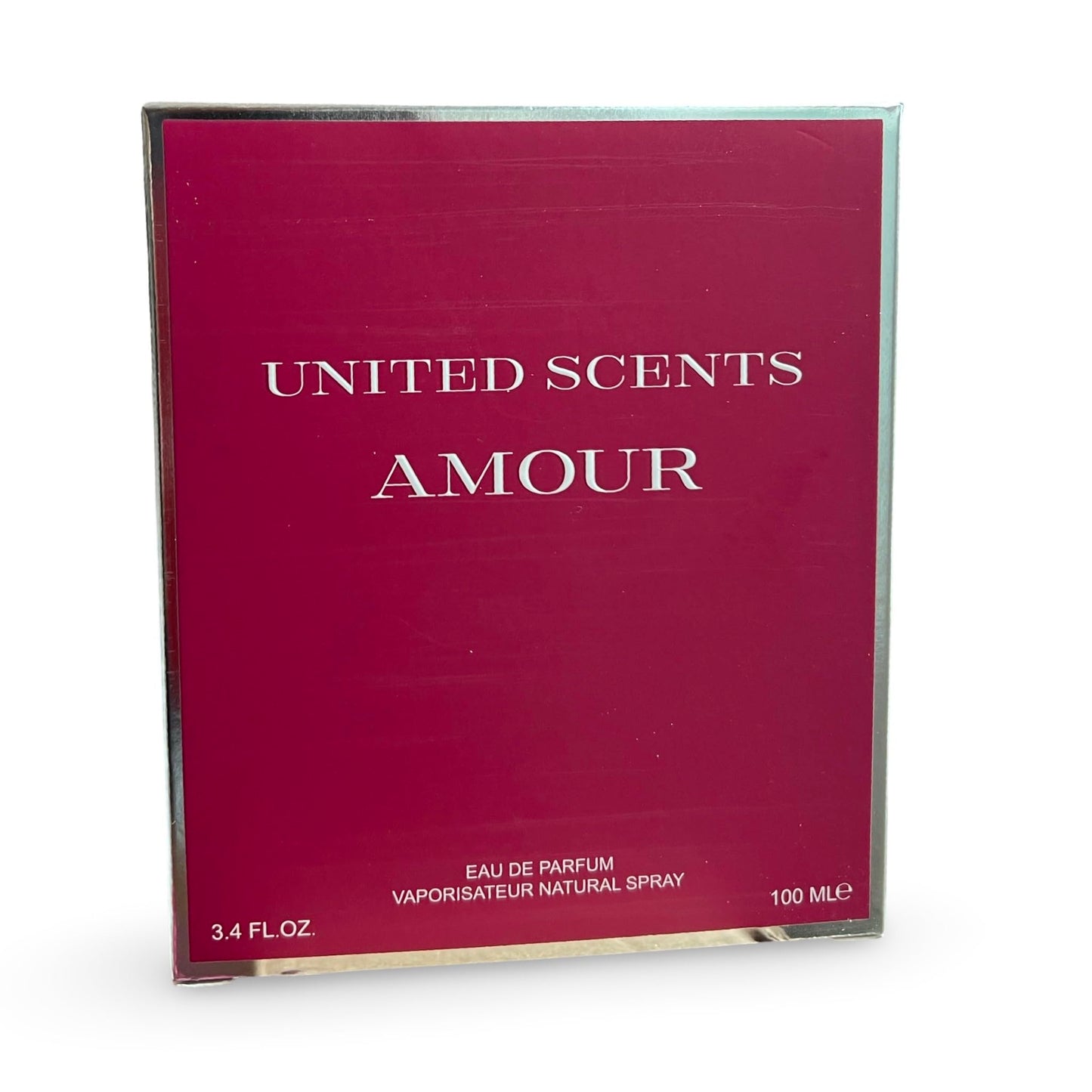 United Scents AMOUR Eau de Parfum, Women's Fragrance with Black Currant, Mandarin Orange, Bergamot Notes, Red Glass Bottle, 3.4 Fl Oz Beauty & Personal Care United Scents