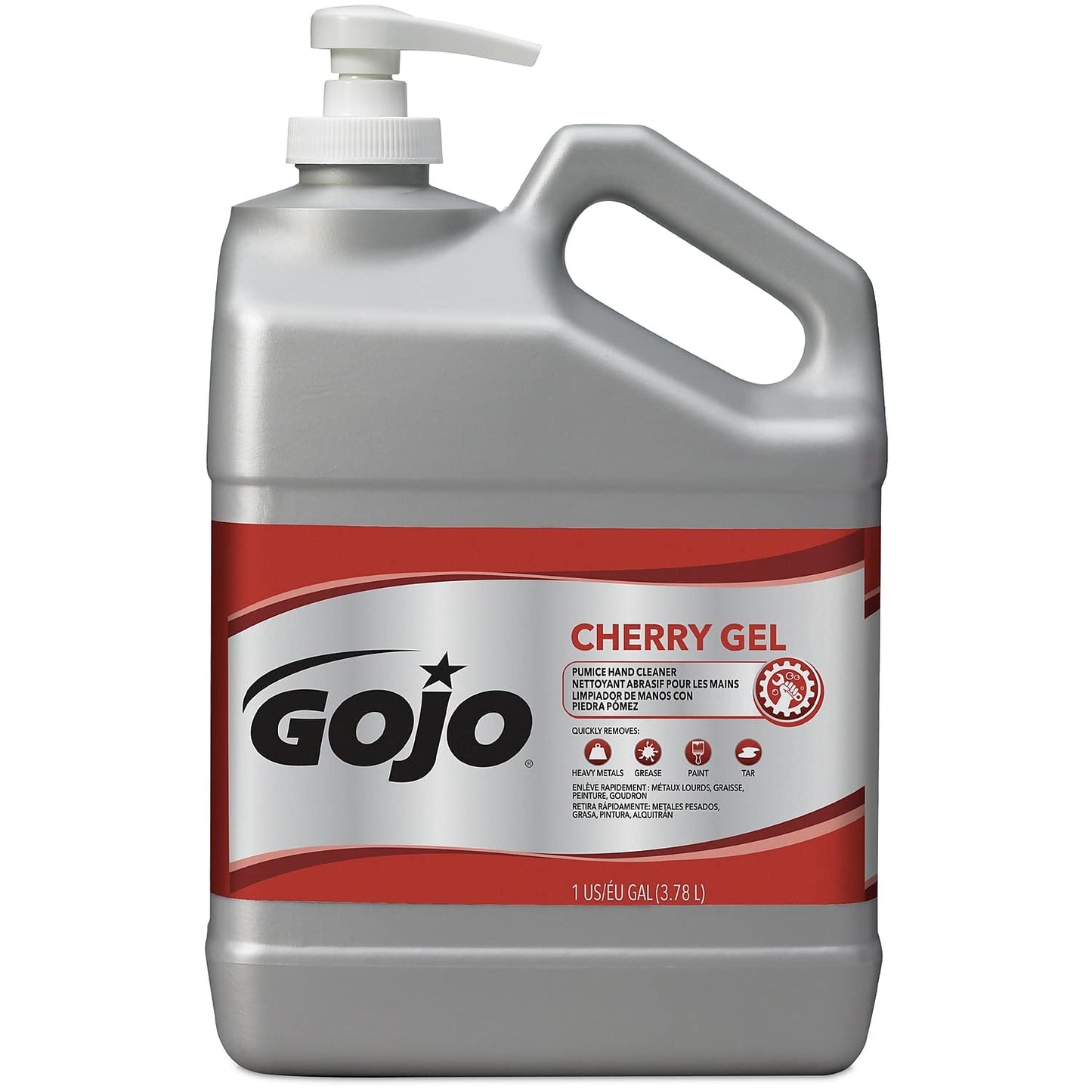 Gallon Pump Cherry Gel Pumice Hand Cleaner (Carton of 2) Beauty & Personal Care GOJO