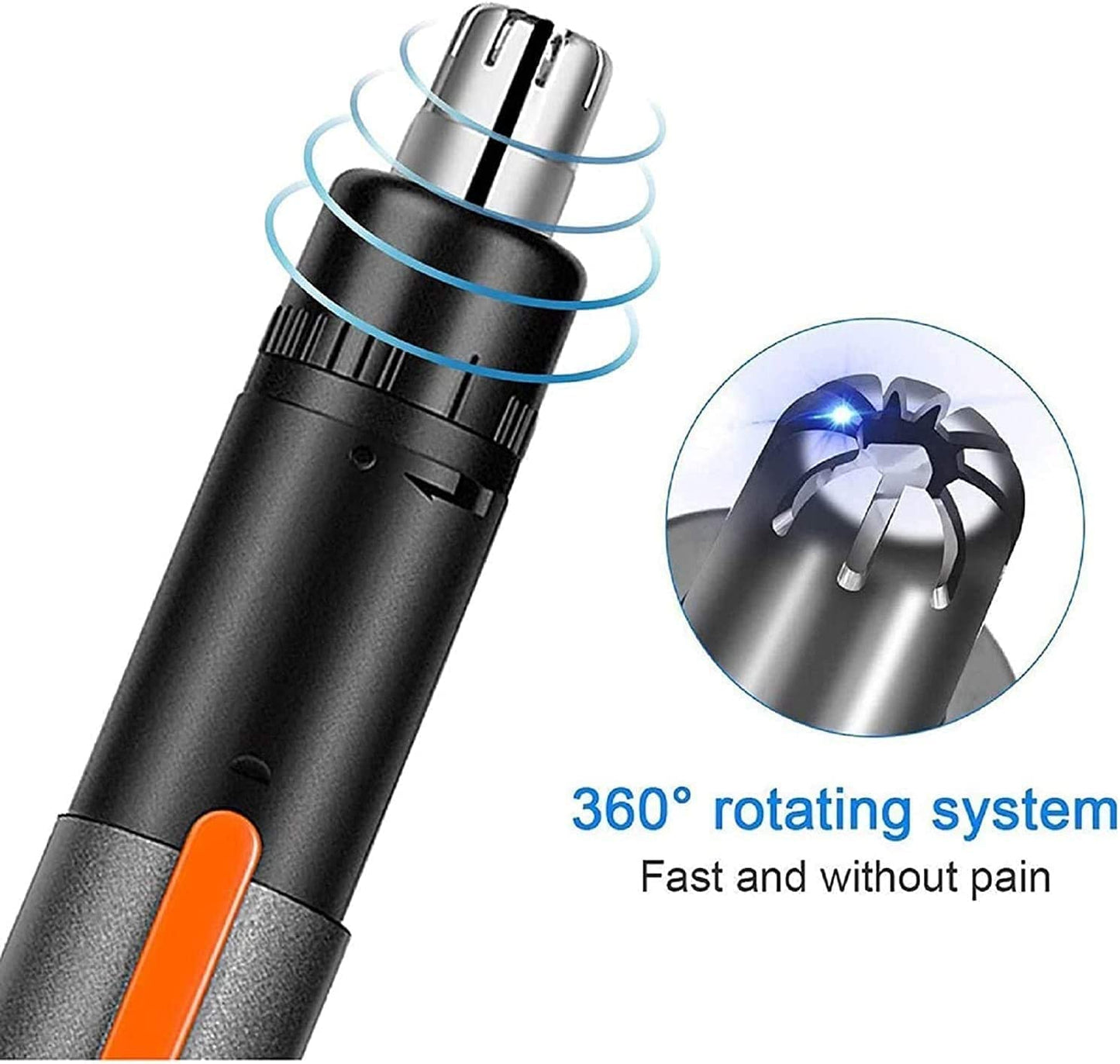 LEONYS Mini Ear Nose Hair Trimmer, Portable Ear and Nose Hair Trimmer for Men and Women, USB Rechargeable, Black Beauty and Personal Care LEONYS