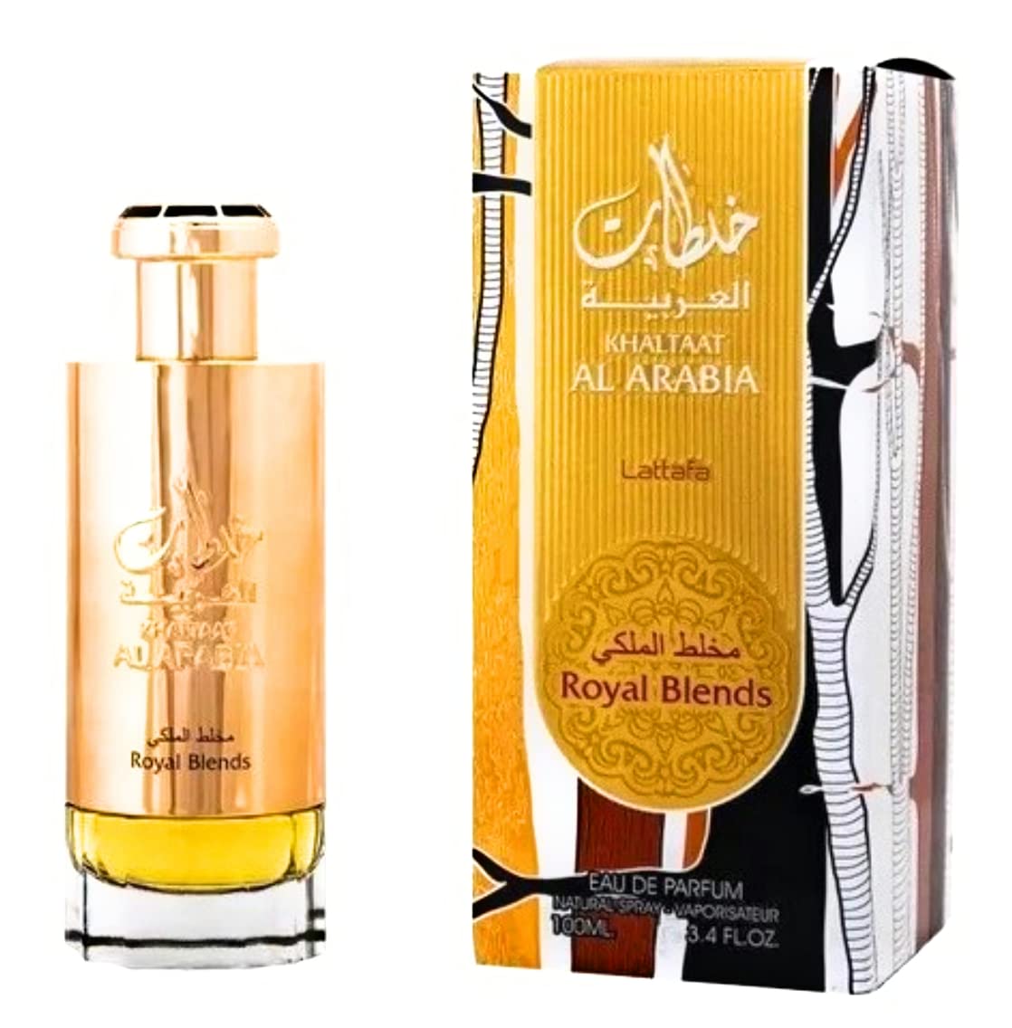 Lattafa Prestige Khaltat Al Arabia for Unisex Eau de Parfum Spray, 3.4 Ounce Beauty & Personal Care Lattafa