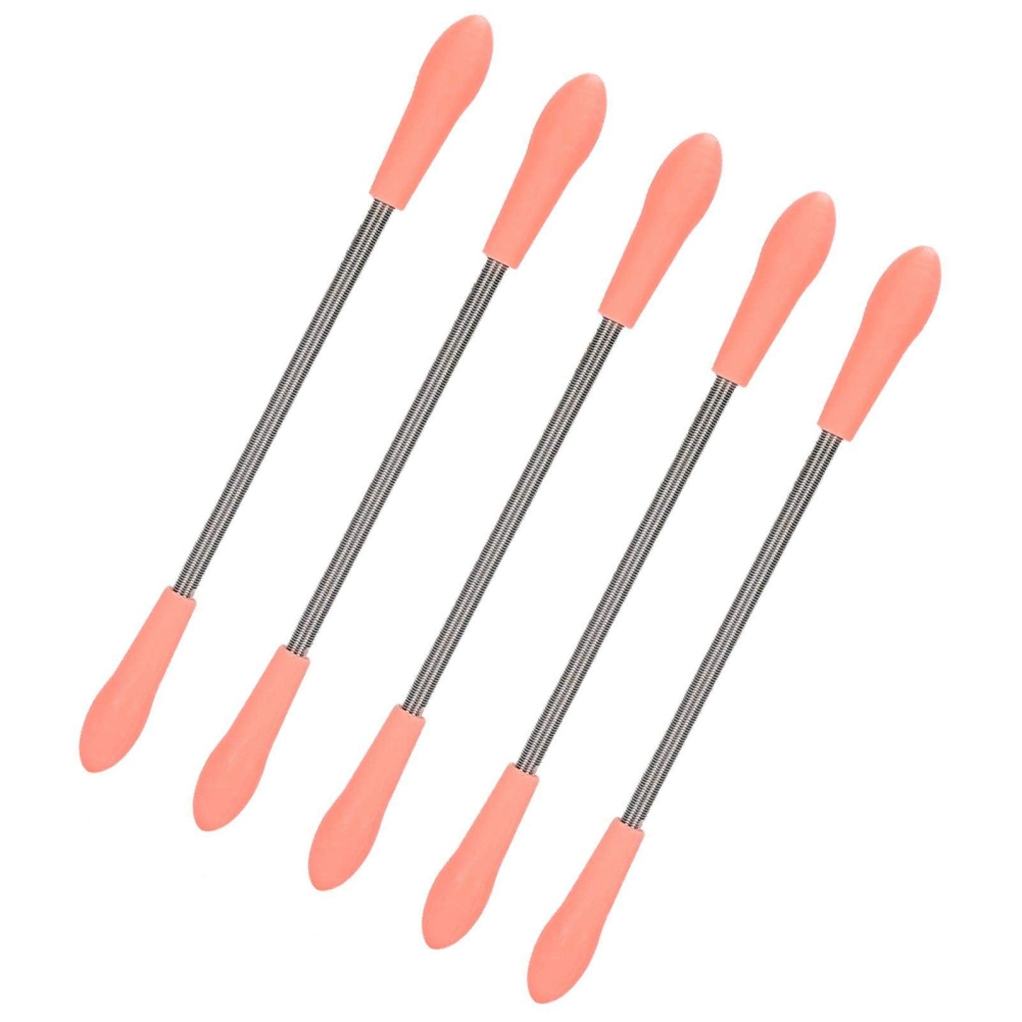 Uxsiya 5pcs Facial Hair Remover, Stainless Steel Spring Manual Epilator Threading Tool for Quick Hair Removal Beauty and Personal Care Uxsiya