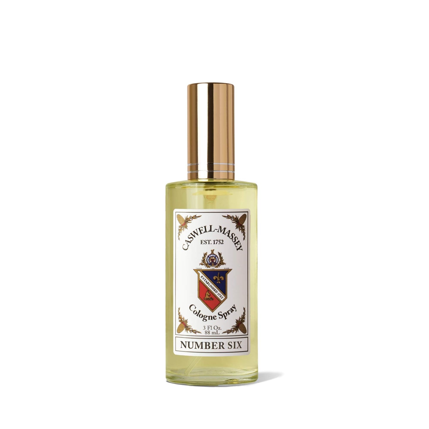 Caswell-Massey Number Six Gold Cap Cologne, Men’s Cologne with Sophisticated Top Notes of Bergamot, Rosemary & White Narcissus with a Premium Lavender Beauty & Personal Care Caswell-Massey