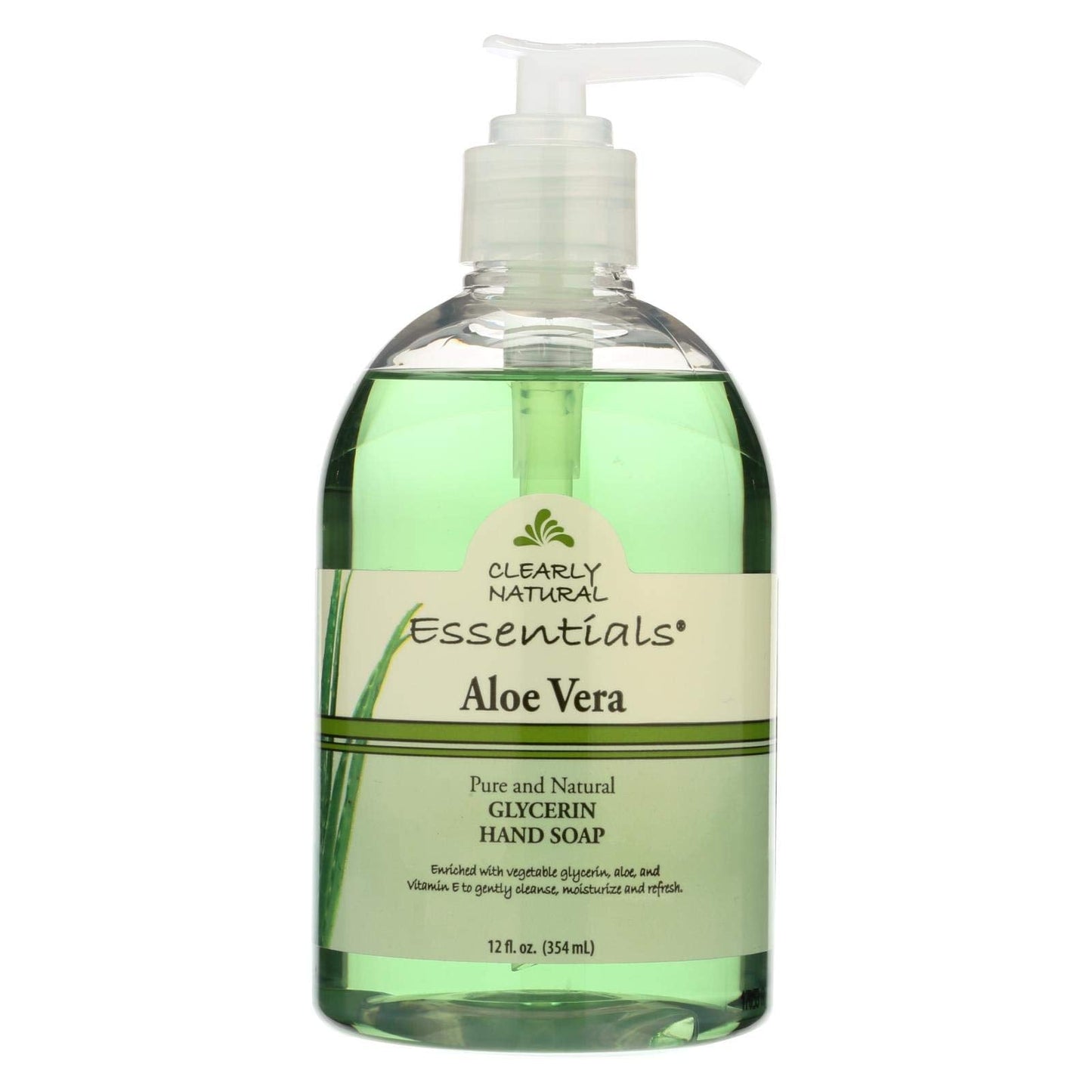 Liquid Hand Soap with Aloe Vera, 12 oz Beauty & Personal Care Clearly Natural