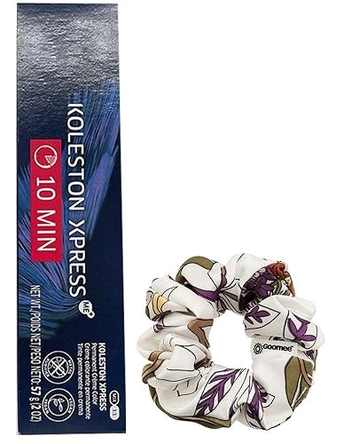 Koleston Xpress 9/-9/N Very Light Blonde/Neutral Permanent Hair Color | Koleston Express 10-Minute Gray Coverage and Goomee Scrunchie (Bundle) Beauty & Personal Care Goomee