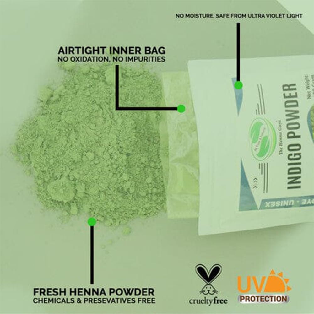 400 Grams INDIGO POWDER For Hair Dye/Color - The Henna Guys Beauty & Personal Care The Henna Guys