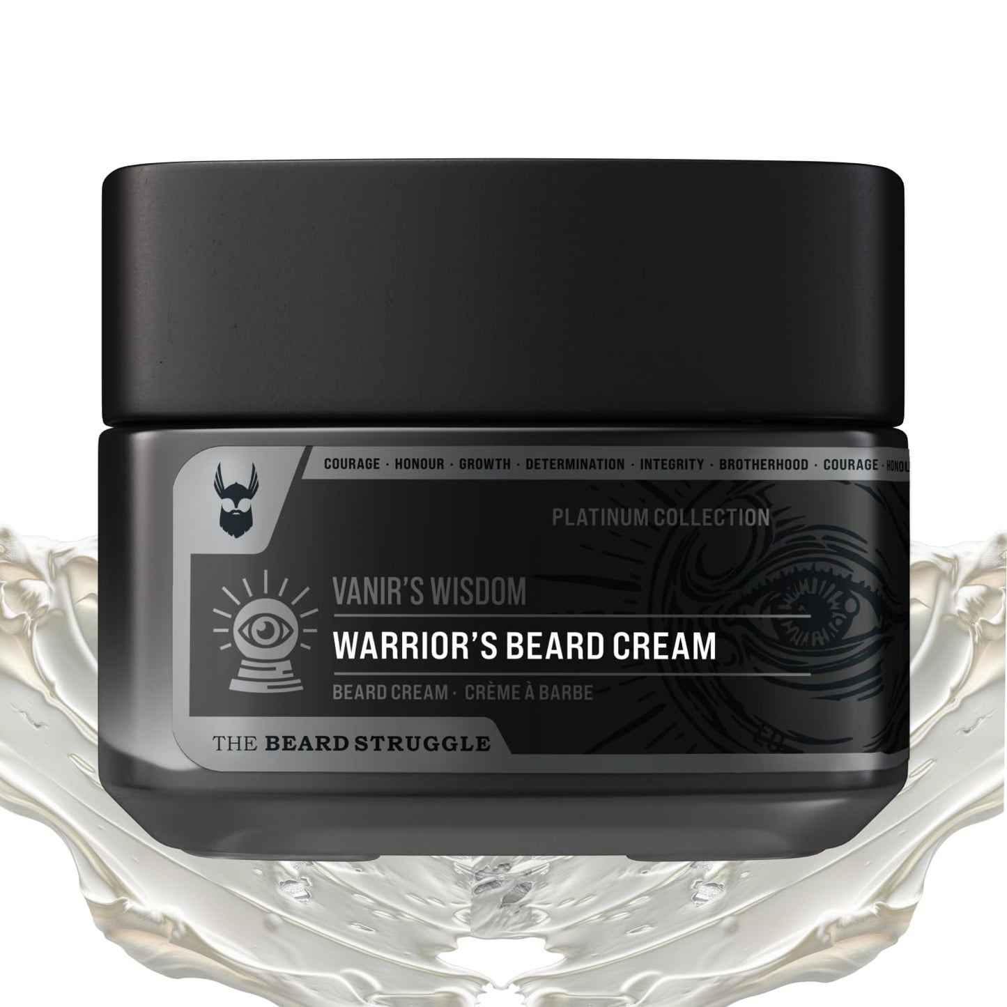 Beard Cream for Men by Beard Struggle -Vanir's Wisdom Beard Butter, Moisturizer & Softener for Men - Itch Relief, Hydration with Avocado & Jojoba Oils Beauty and Personal Care The Beard Struggle