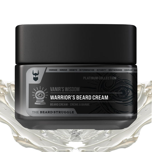Beard Cream for Men by Beard Struggle -Vanir's Wisdom Beard Butter, Moisturizer & Softener for Men - Itch Relief, Hydration with Avocado & Jojoba Oils Beauty and Personal Care The Beard Struggle