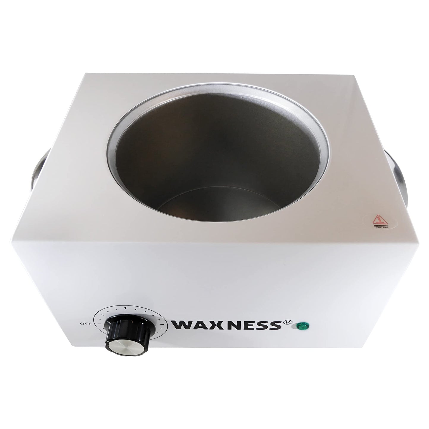 Waxness WN-6003 Elite-Series Large Professional Wax Heater White, 5.5 lb Capacity, Electronic Temperature Control, 300W, for Professional Use Beauty and Personal Care Waxness