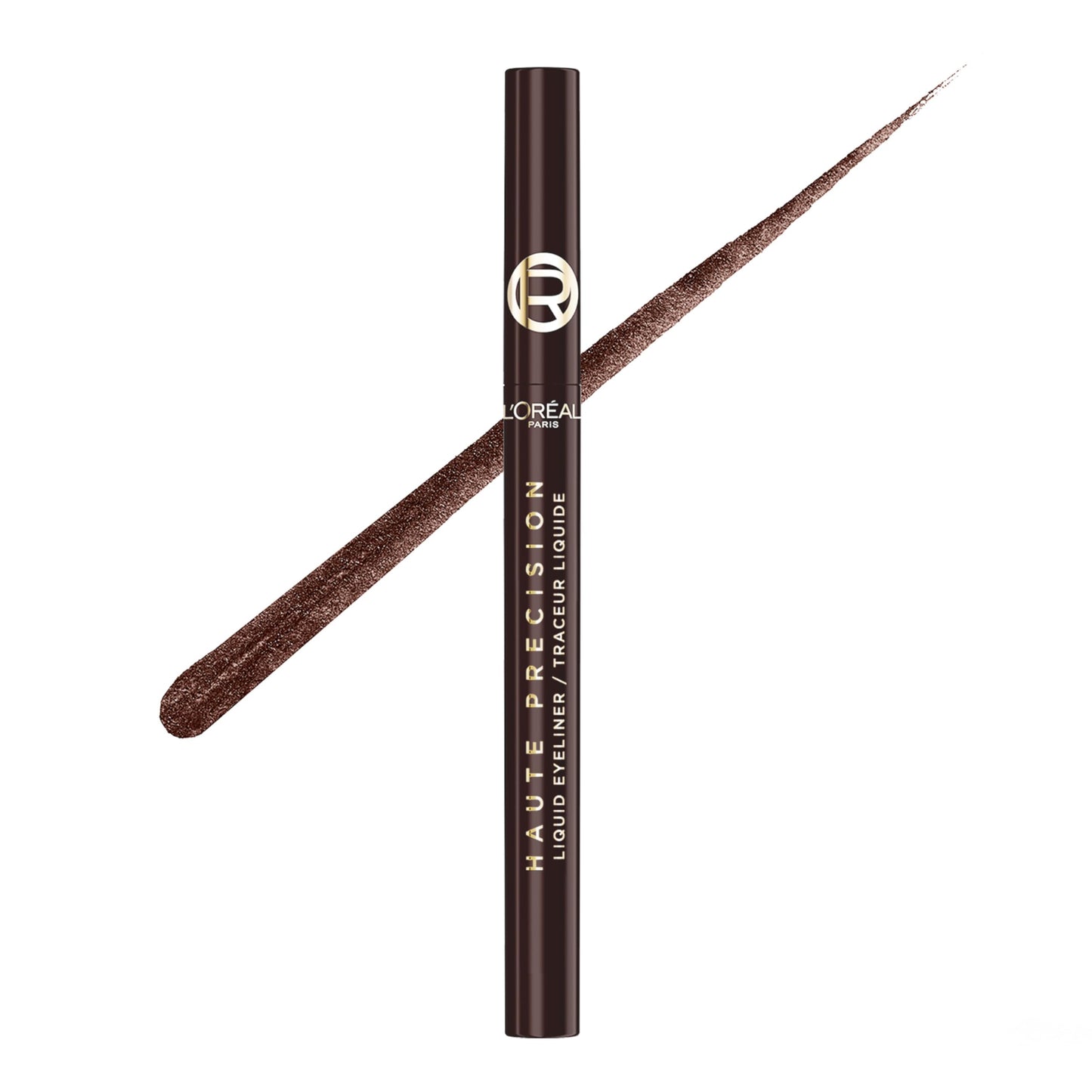 L'Oreal Paris Haute Precision Waterproof Liquid Eyeliner, Smudge-Proof Eye Liner with Micro-Tip, for up to 28HR Eye Makeup Wear, 020 Brown Leather Beauty & Personal Care L'Oreal Paris