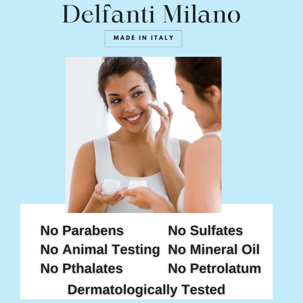 Delfanti Milano • HYALURONIC AGE DEFYING NIGHT CREAM • Face and Neck Moisturizer • Made in Italy Beauty & Personal Care Delfanti-Milano