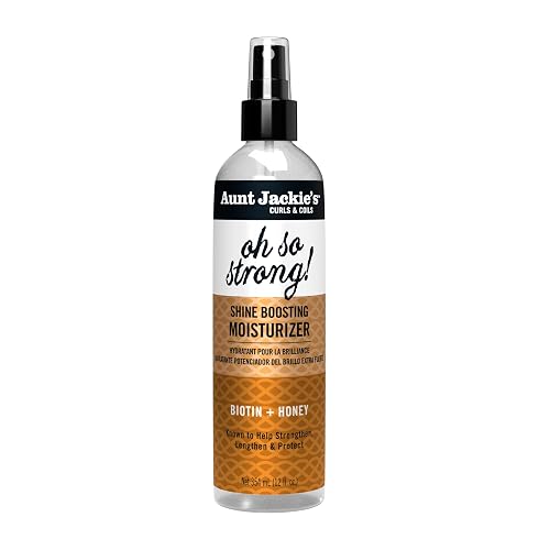 Aunt Jackie's Award-Winning Braid + Twist Collection Oh So Strong Shine Boosting Moisturizer, 12 fl oz Beauty & Personal Care Aunt Jackie's
