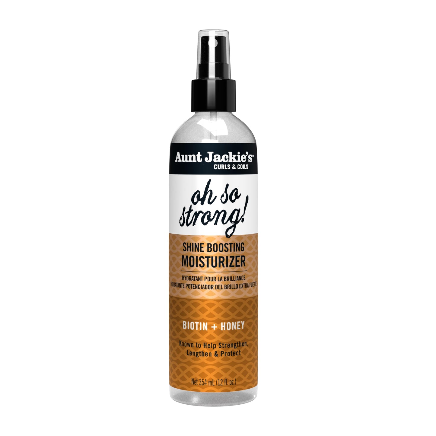 Aunt Jackie's Award-Winning Braid + Twist Collection Oh So Strong Shine Boosting Moisturizer, 12 fl oz Beauty & Personal Care Aunt Jackie's