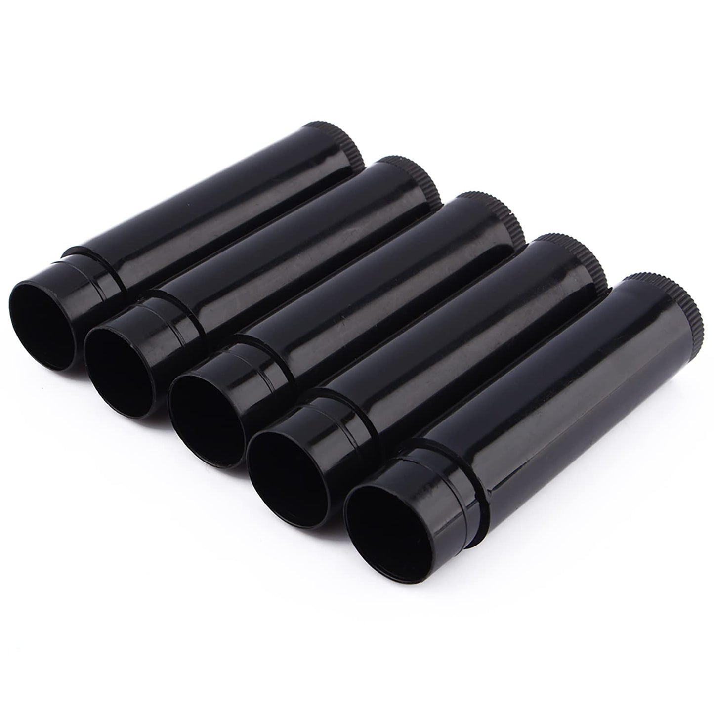Lipstick Containers Empty, 100PCS 5ml Black White Empty lipstick Lip Balm Container Tube Beauty & Personal Care Acogedor