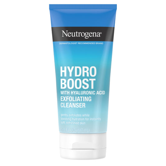Neutrogena Hydro Boost Gentle Exfoliating Daily Facial Cleanser with Hyaluronic Acid, Face Wash Clinically Proven to Increase Skin's Hydration Level Beauty & Personal Care Neutrogena