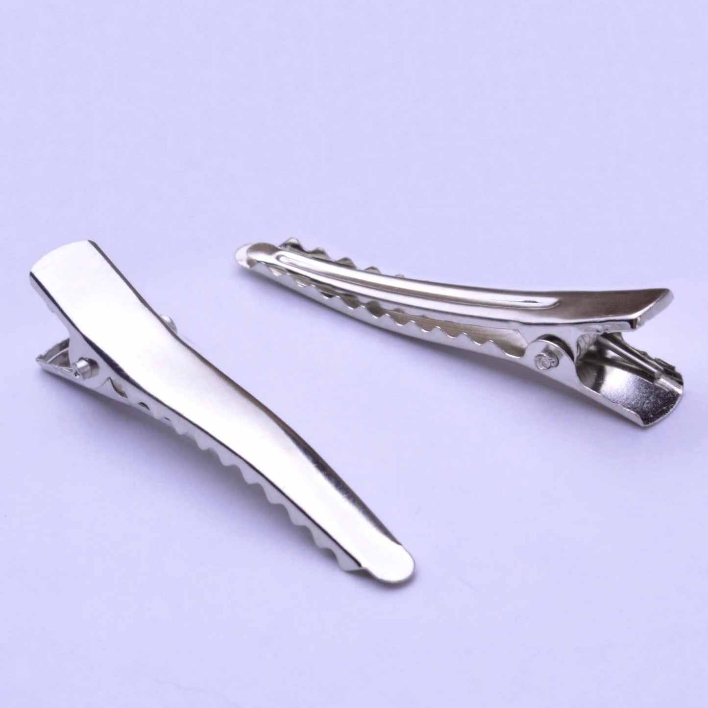 BronaGrand 100 Pieces 45 mm Metal Alligator Hair Clips Pins with Teeth Beauty & Personal Care BronaGrand