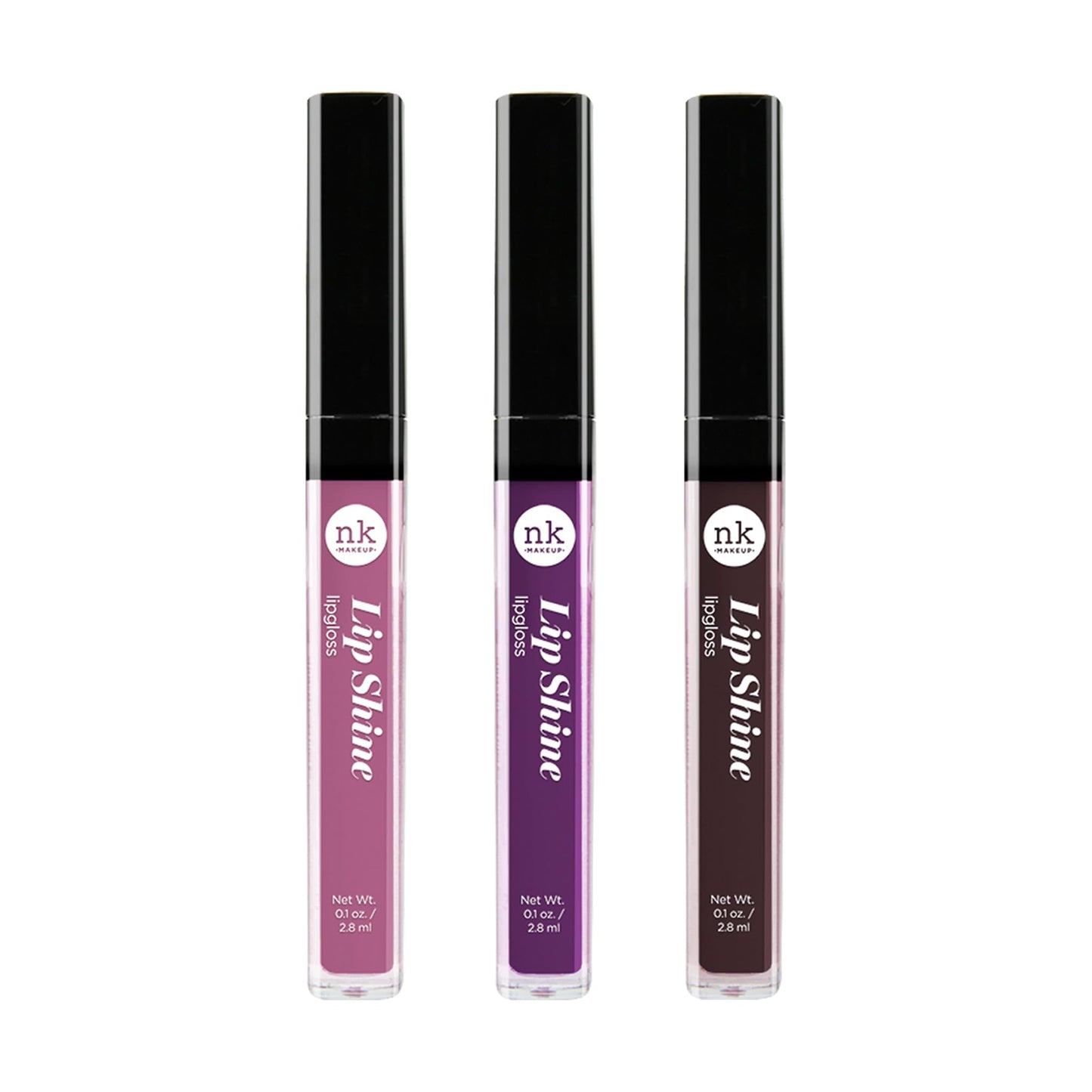 NICKA K NEW YORK Lipshine, Cosmetics, vibrant colors, bright colors, shining lips, lip shine, long lasting (AMZ286) Beauty & Personal Care NICKA K NEW YORK
