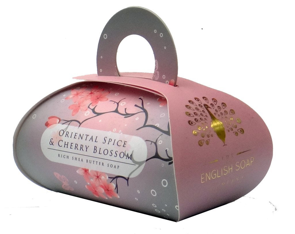 The English Soap Company, Large Gift Bag Bath Soap, Oriental Spice and Cherry Blossom, 260g Beauty & Personal Care The English Soap Company
