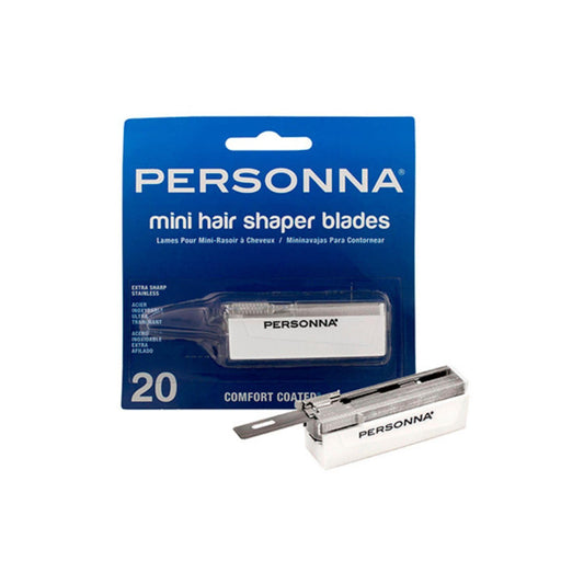 Personna Mini Hair Shaper Injector Blades - Extra Sharp Stainless Steel - 20-pack - 60-0230-NUPC Beauty and Personal Care AccuTec