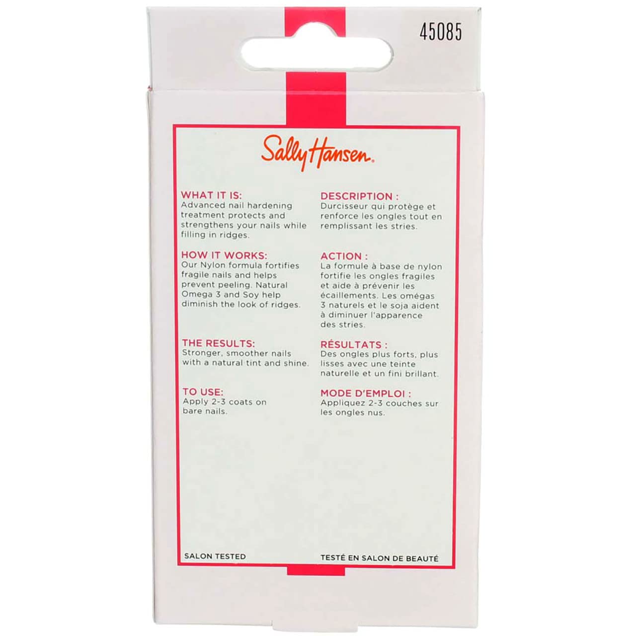 Sally Hansen Advanced Hard As Nails Natural Tint 0.45 Ounce (13.3ml) (2 Pack) Beauty & Personal Care Sally Hansen