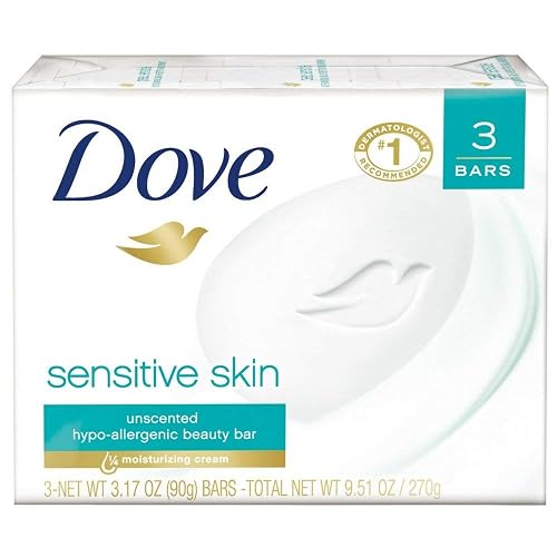 Dove Beauty Bar Sensitive Skin 3.17 oz, 3 Bar(Pack of 8) Beauty & Personal Care Dove