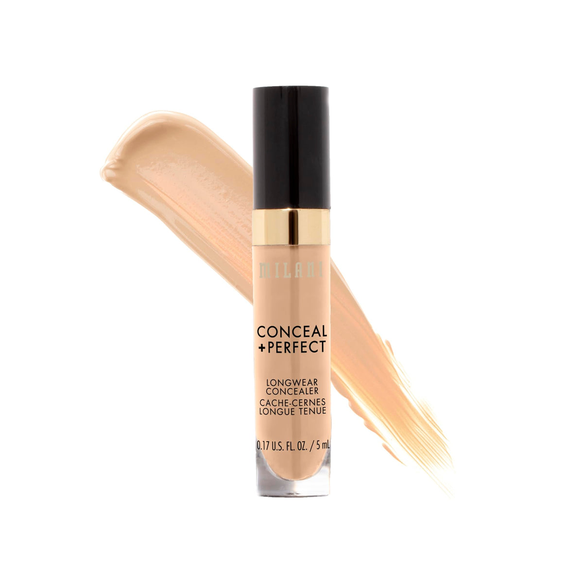 Milani Conceal + Perfect Longwear Concealer - Light Natural (0.17 Fl. Oz.)