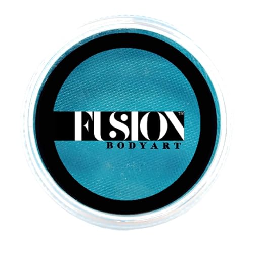 Fusion Body Art Pro Face Paint | Prime Deep Teal (32gm), Professional Quality Water Activated Face and Body Paint Supplies Single Makeup Cake Beauty & Personal Care FUSION BODY ART