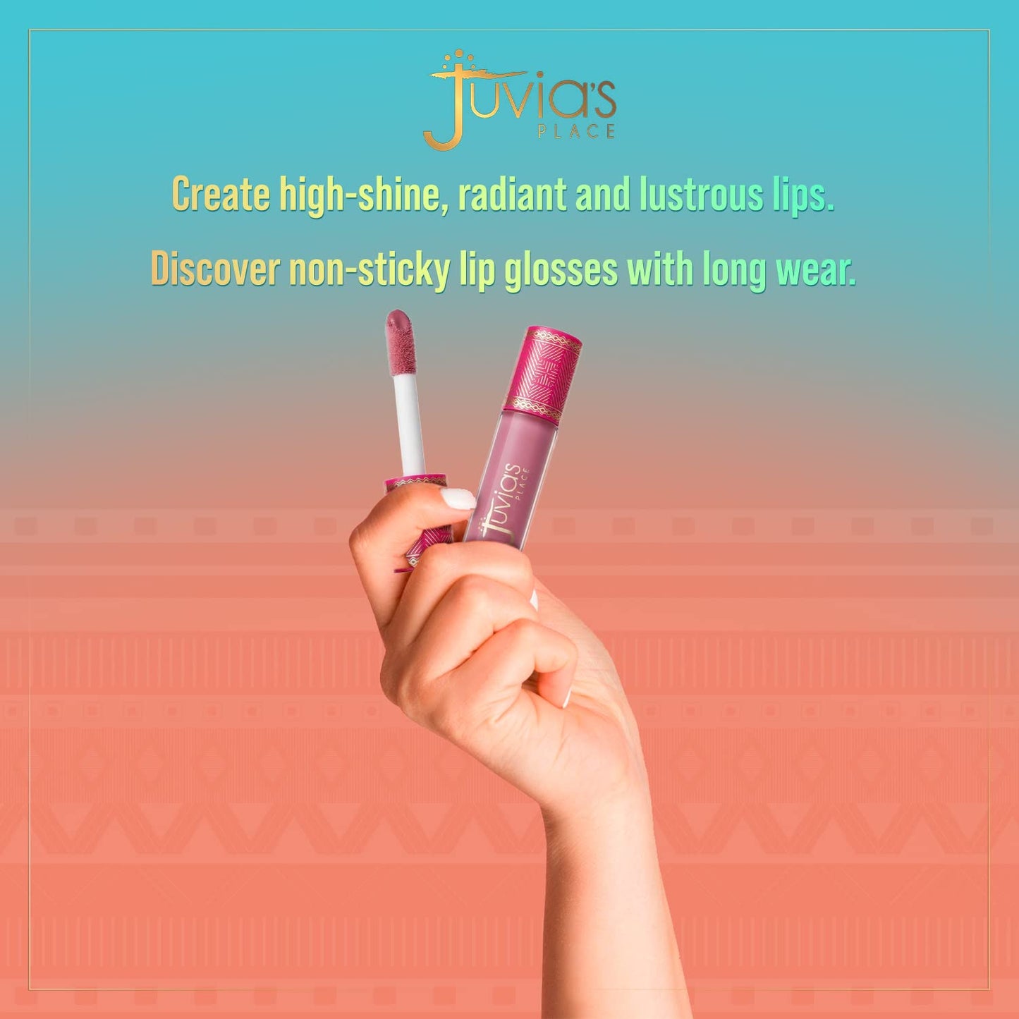 Juvia's Place Lip Gloss Reflect Kiss Me,Soft Rosy Baby Pink,Smooth and Creamy, Long Lasting Non-Sticky, Luscious High Shine Glow,16 oz, Beauty & Personal Care Juvia's Place