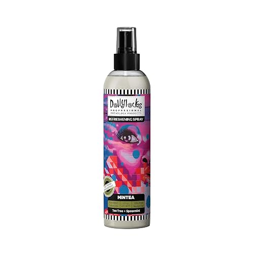 Dollylocks Refreshening Spray for Locs, Braids, Extensions, Dreadlocks | Tea Tree Spearmint | Plant-based, Residue-free, Sulfate-free | Refresh Beauty & Personal Care Dollylocks