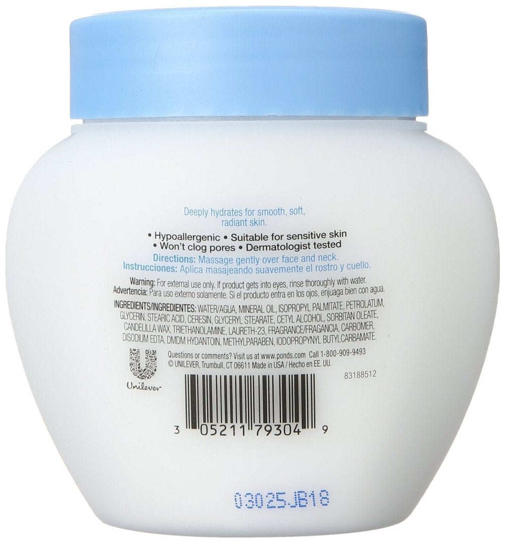 Pond's Dry Skin Cream Facial Moisturizer, Rich Hydration for Dry Skin, 10.1 oz (Pack of 12) Beauty & Personal Care POND'S