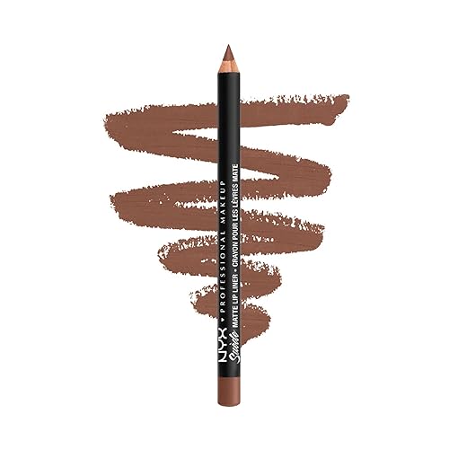 NYX PROFESSIONAL MAKEUP Suede Matte Lip Liner, Vegan Formula - Cape Town (Nude Sand) Beauty & Personal Care NYX PROFESSIONAL MAKEUP