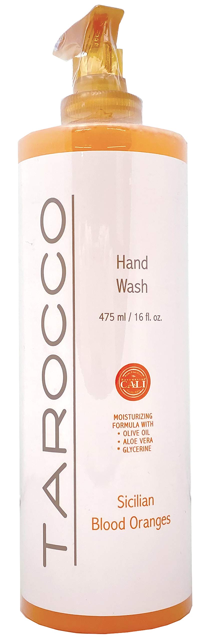 Baronessa Cali Tarocco Sicilian Blood Red Orange Hand Wash - Clean, Refreshing, Invigorating - 16 Fluid Ounce Beauty & Personal Care RAPSI, FRANCOFONTE BARONESSA CALI, SICILY, ITALY