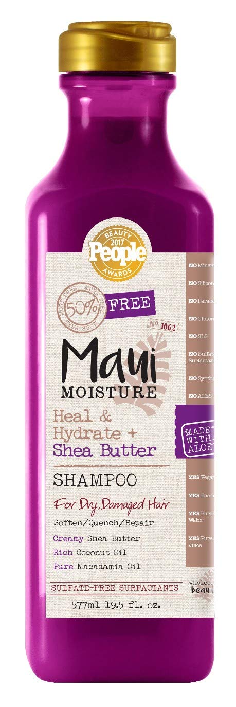 Maui Moisture Heal & Hydrate Shea Butter Shampoo & Conditioner Set 19.5 Ounce Beauty & Personal Care Maui Moisture