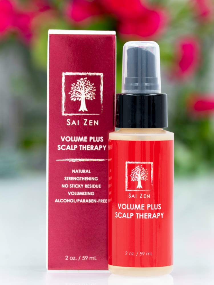 Sai Zen Volume Plus Scalp Therapy Spray | Post-Shower Hair Strengthening Formula | Made in USA | Alcohol and Paraben Free, 2 oz. Beauty & Personal Care Sai Zen