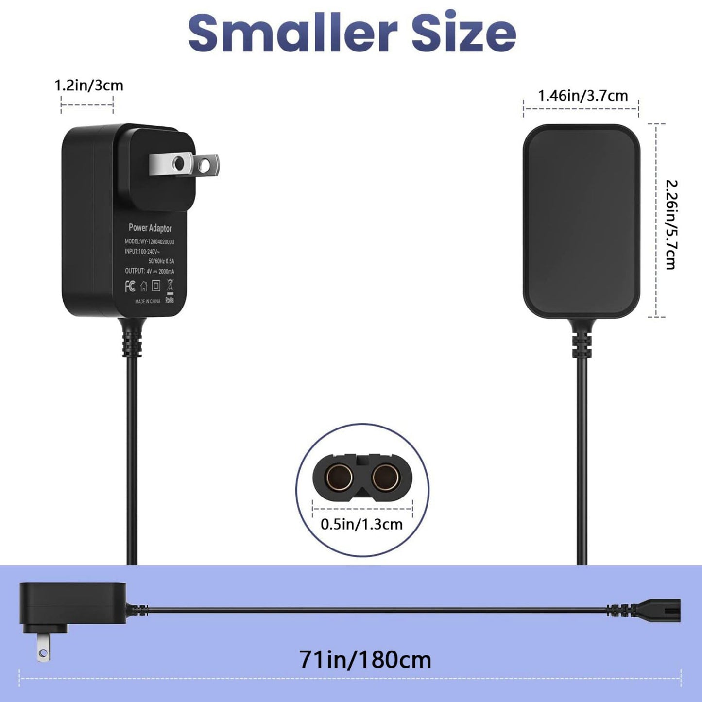 DC 4V 2A Clipper Charger Charging Adapter Power Cord Multiple Protection Compatible for 8591 2245 8509 8148 Beauty and Personal Care CHICHIYANG