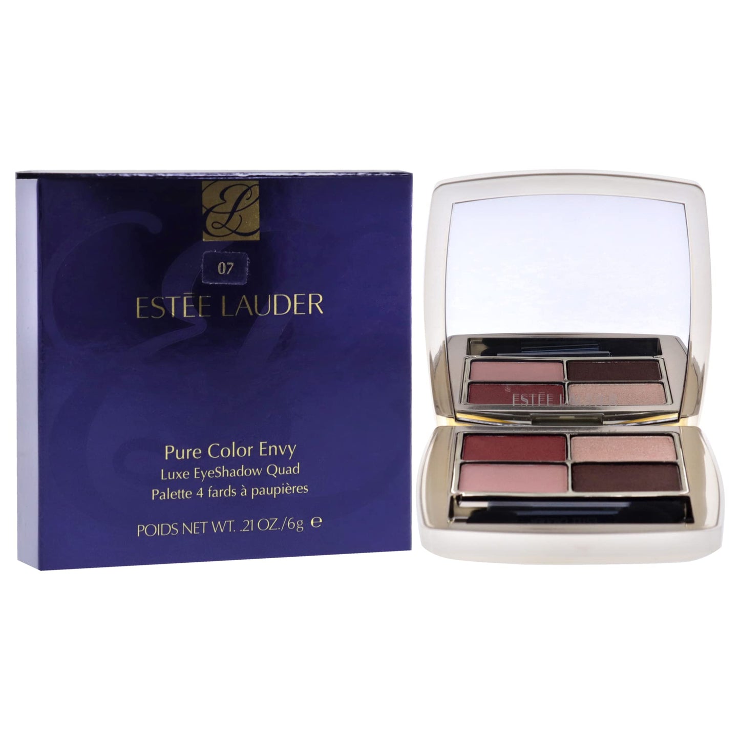 Estee Lauder Pure Color Envy Luxe Eyeshadow Quad - 07 Boho Rose Eye Shadow Women 0.21 oz Beauty & Personal Care Estée Lauder