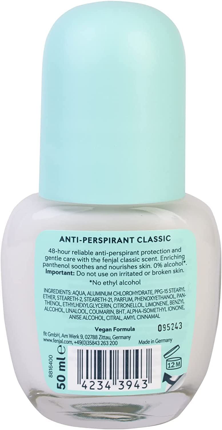 KHALI Organic Care Fenjal Crème Deodorant Roll-On 50ml (Pack of 2) Beauty and Personal Care KHALI
