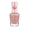 Sally Hansen Color Therapy Nail Polish | Biotin, Argan Oil, Long Lasting, Healthy Nails, Nail Strengthener, Opaque | 199 Eiffel in Love | Mauve Pink Beauty & Personal Care Sally Hansen