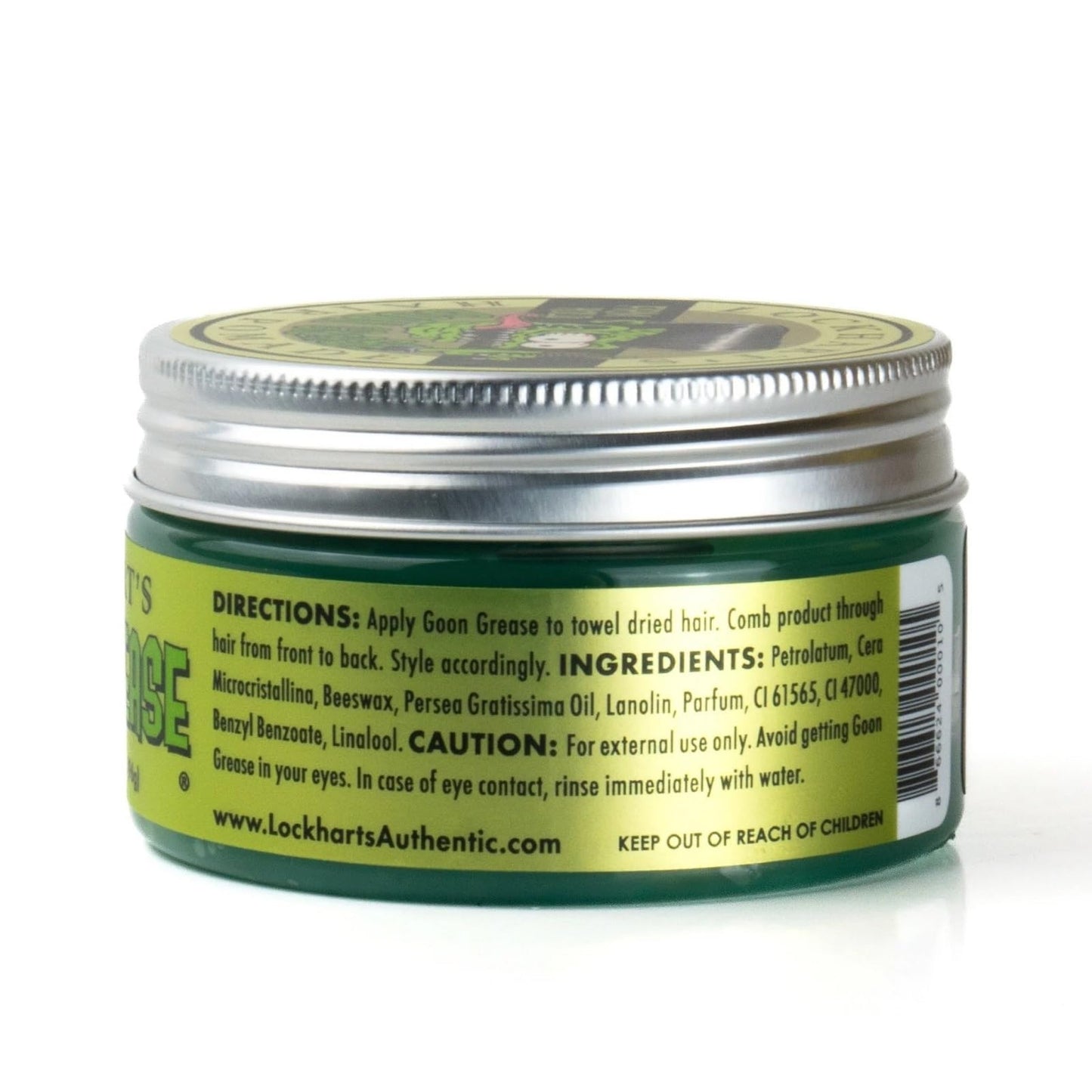 LOCKHART'S Hand Crafted Cinnamon Sandalwood Goon Grease Hair Pomade Heavy Hold 3.4 oz Beauty & Personal Care Lockhart's Authentic Grooming Co. LLC
