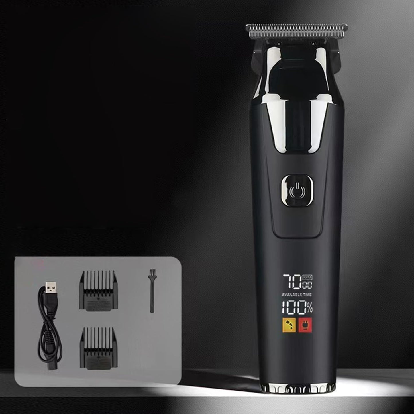 WTYBRMYO Men's Hair, Cordless Men's Hair, Cordless Digital Display Trimmer for Cutting and Grooming Beauty and Personal Care WTYBRMYO