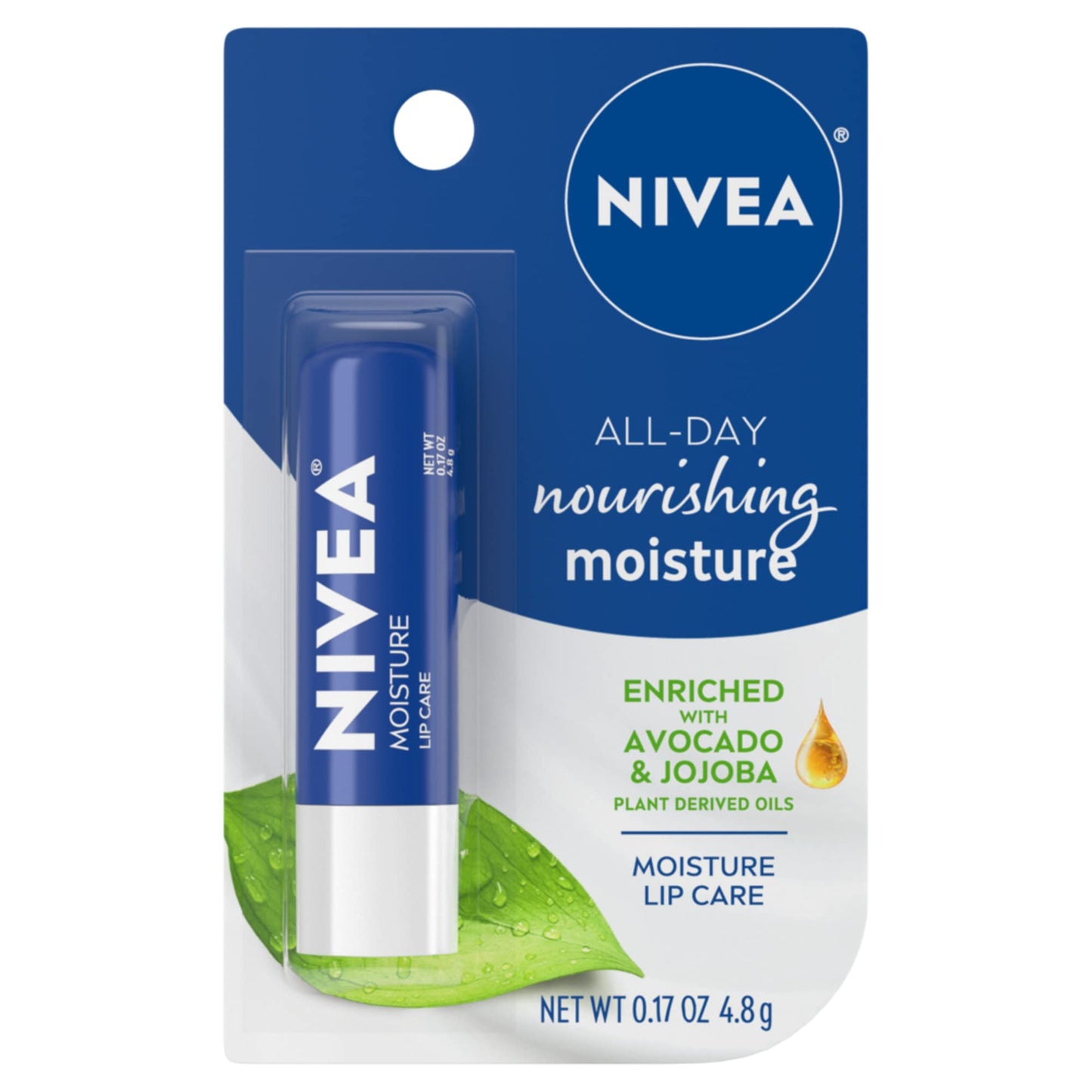 Nivea, Moisture Lip Care Unisex Balm, 0.17 Ounce Beauty and Personal Care NIVEA